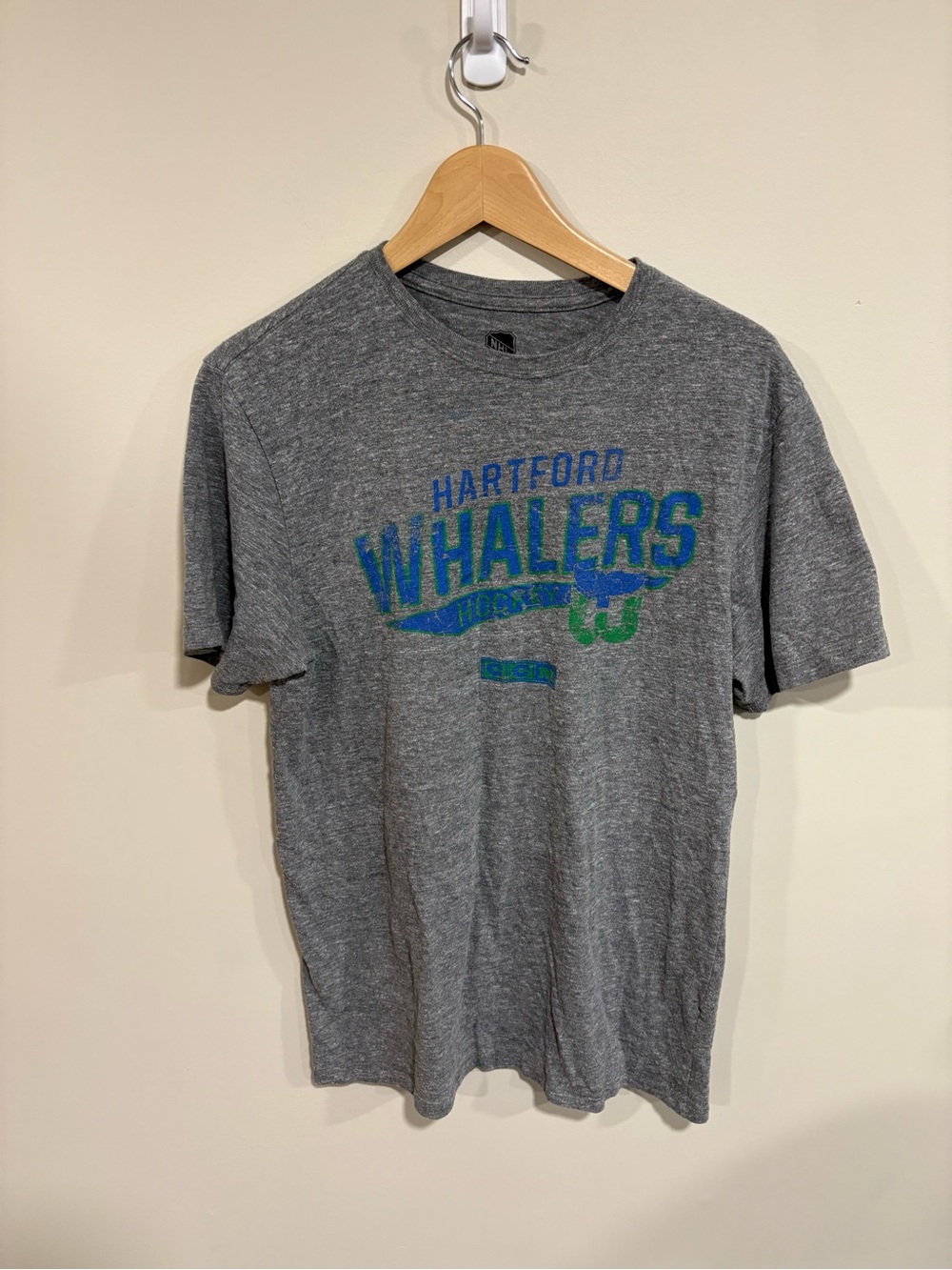 CCM Hartford Whalers Gray Short Sleeve Graphic Tee